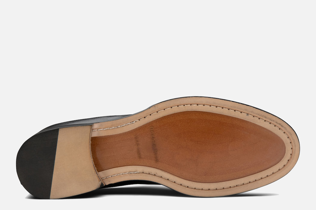 Gordon Rush Marcus Derby Shoe Black Bottom View