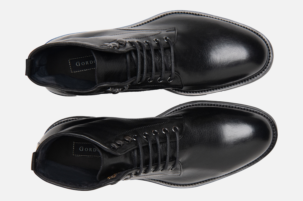 Gordon Rush Hunter Lace-Up Boot in Black Top View
