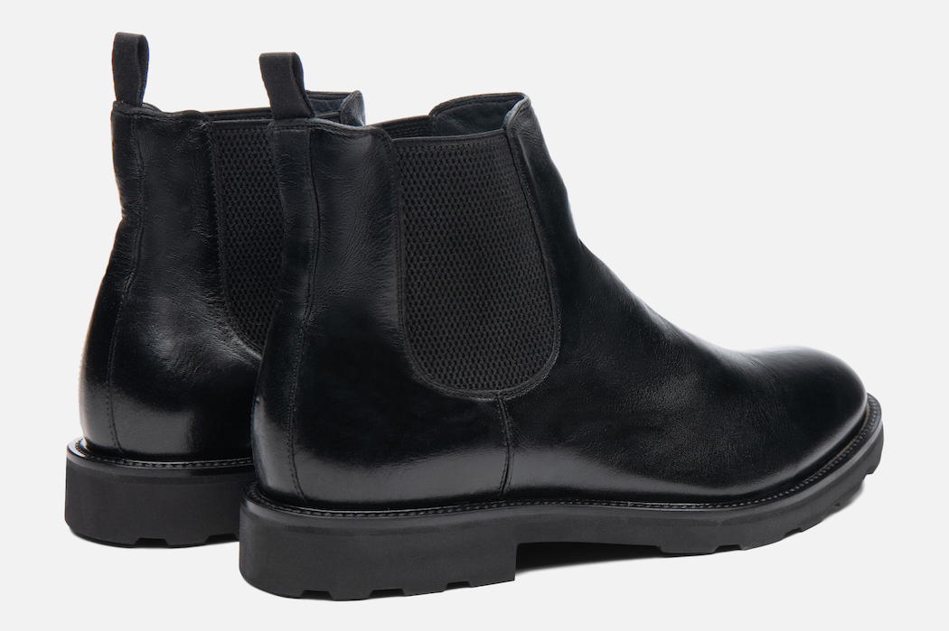 Gordon Rush Garrett Boot in Black Rear View Pair