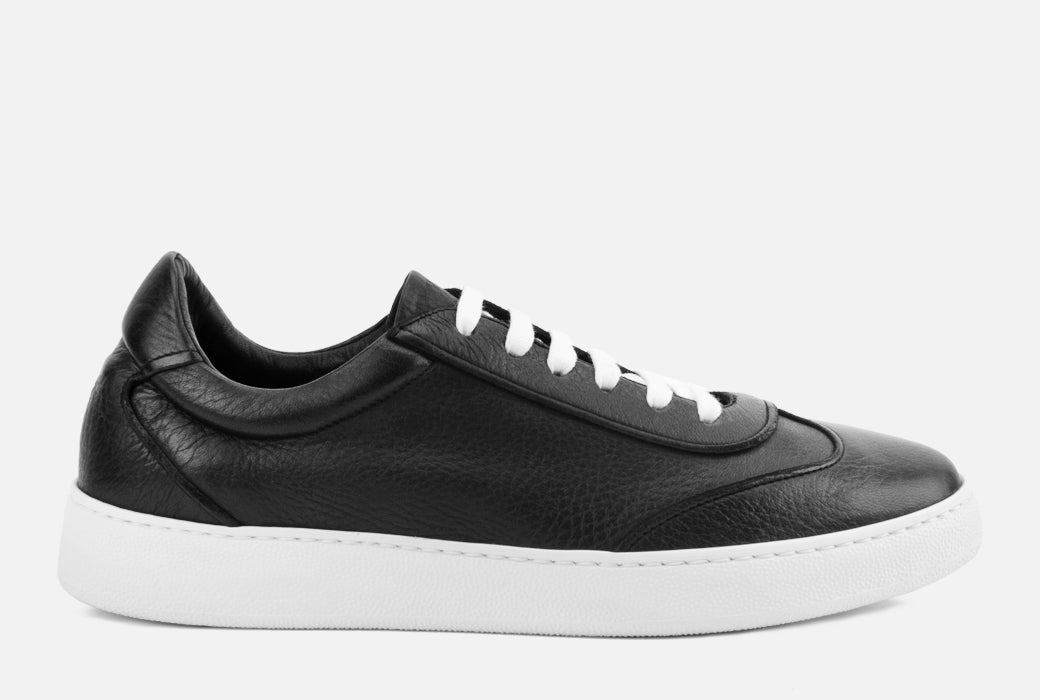 Gordon Rush Tristan Sneaker Shoe Black Leather Side View
