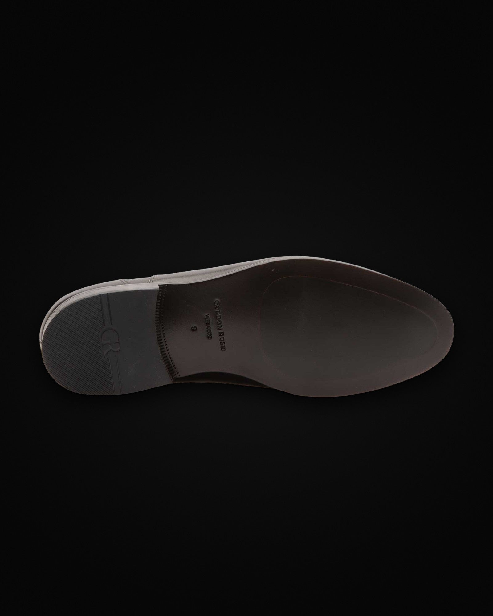 Adams, cap-toe oxford in black, view 5 of 5