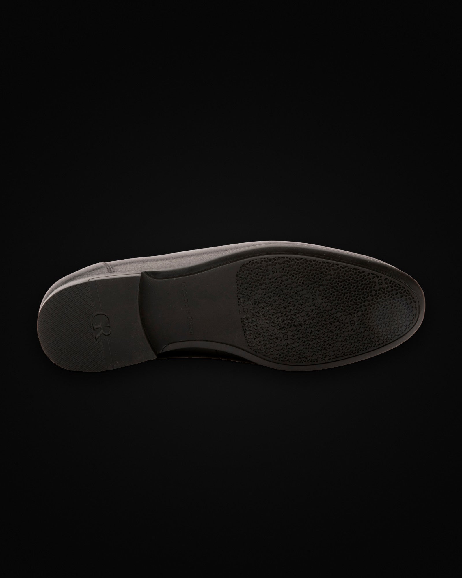 Ashton, moc-toe loafer in black, view 6 of 6