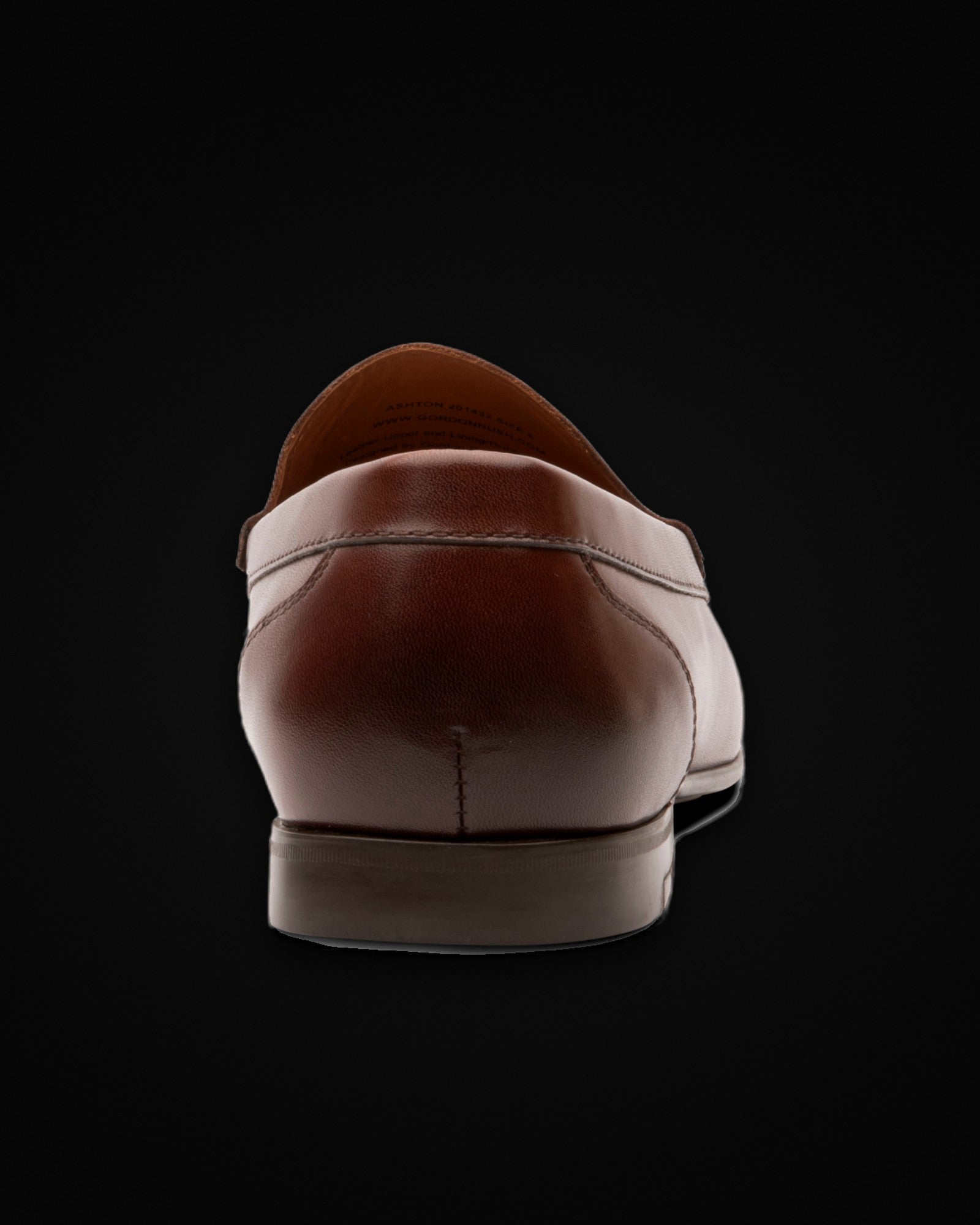 Ashton, moc-toe loafer in whiskey, view 5 of 6
