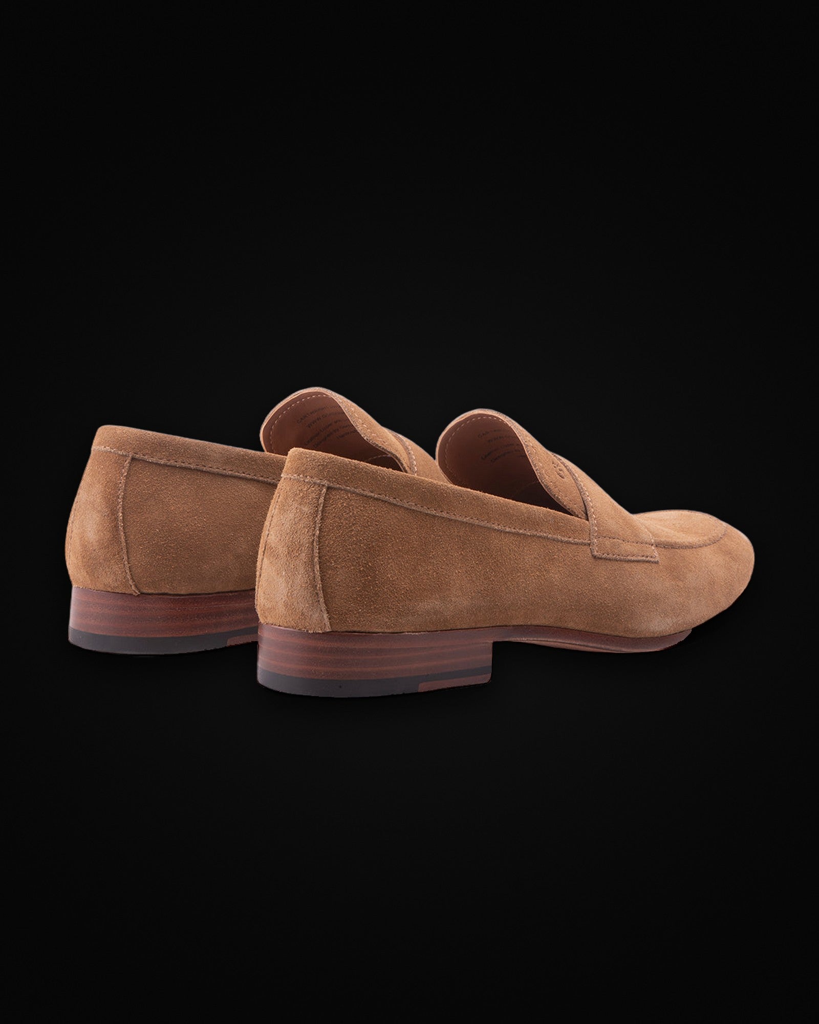 Cartwright, penny loafer in rust suede, view 3 of 4