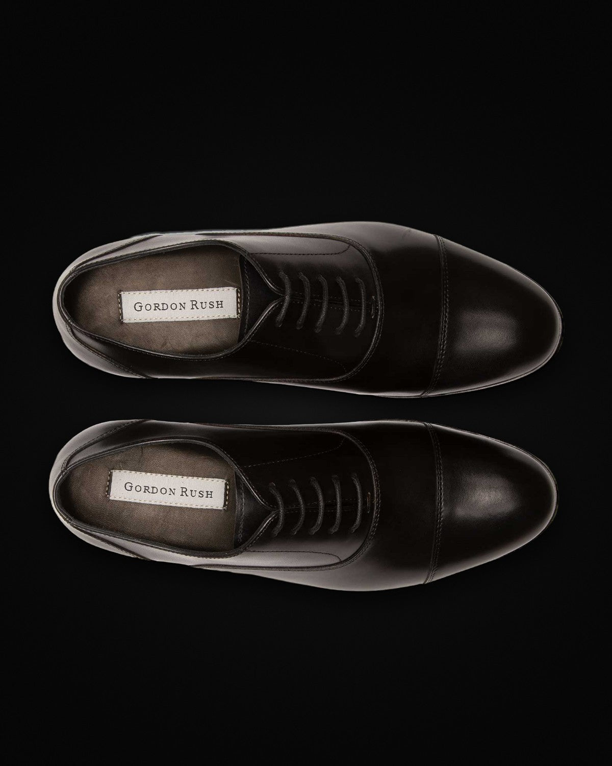 Adams cap-toe oxfords from above