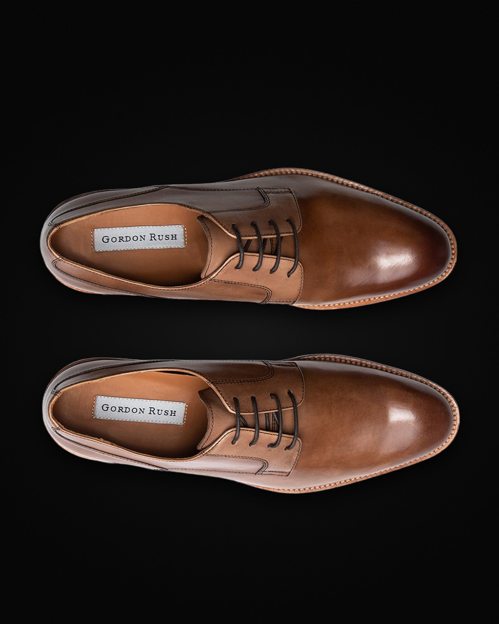 Hastings, lace-up in cognac, view 5 of 5