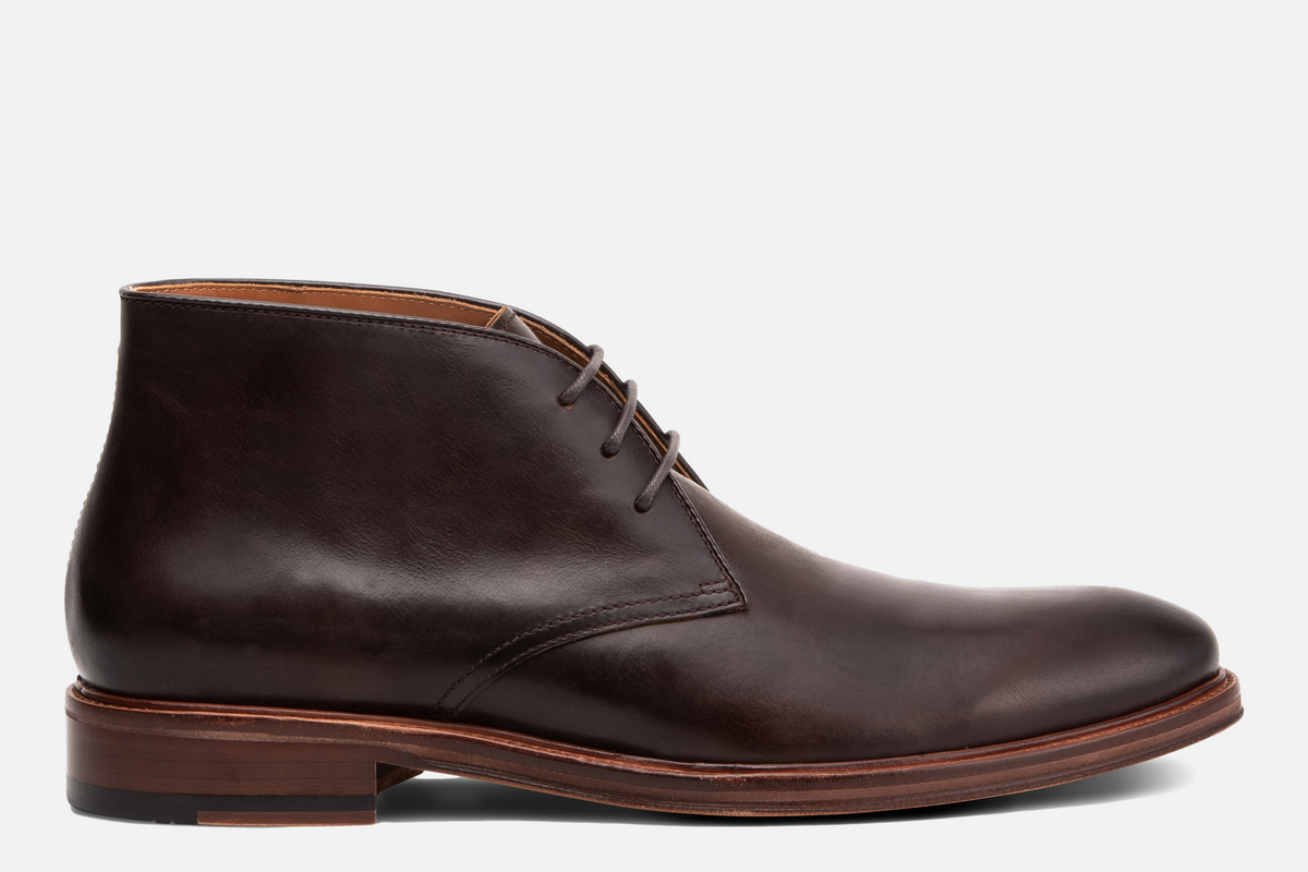 Gordon Rush Stitch Toe Mens Brown Leather Shoes 8.5 lace up Dillon Lace-Up Cap Toe Oxford in Chestnut | Gordon Rush  main image 4