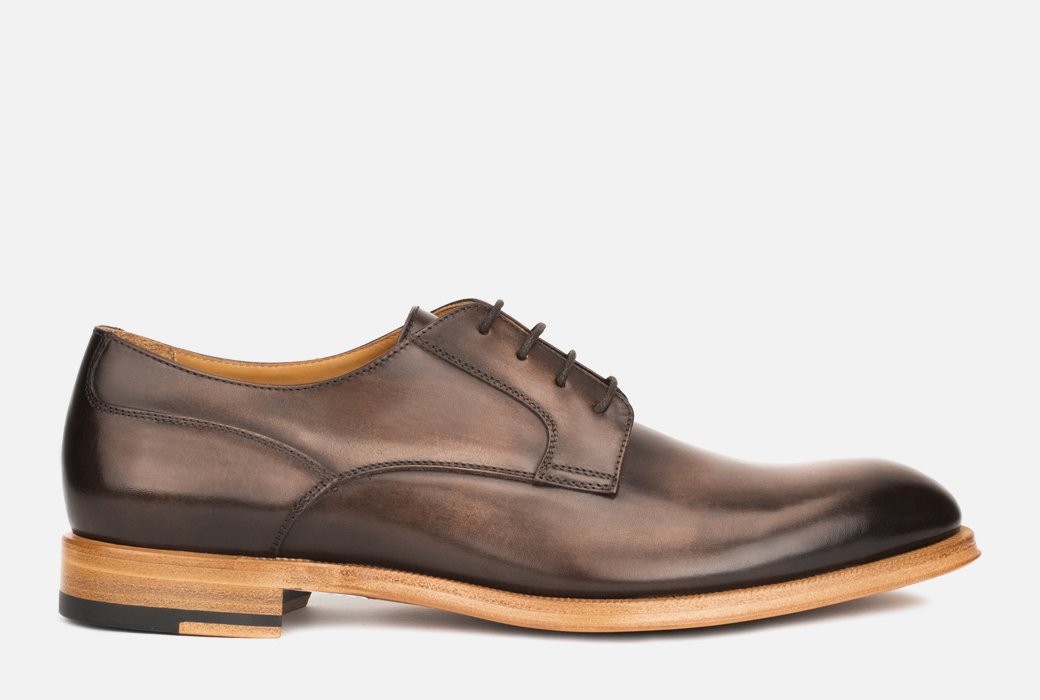 Devin | Men's Derby Dress Shoes in Dark Brown – Gordon Rush