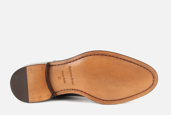  Gordon Rush Nathan Oxford Shoe Black Bottom View