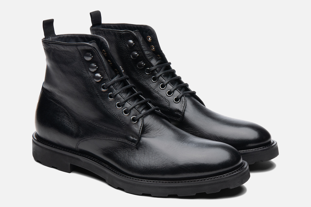 Gordon Rush Hunter Lace-Up Boot in Black Side View Pair