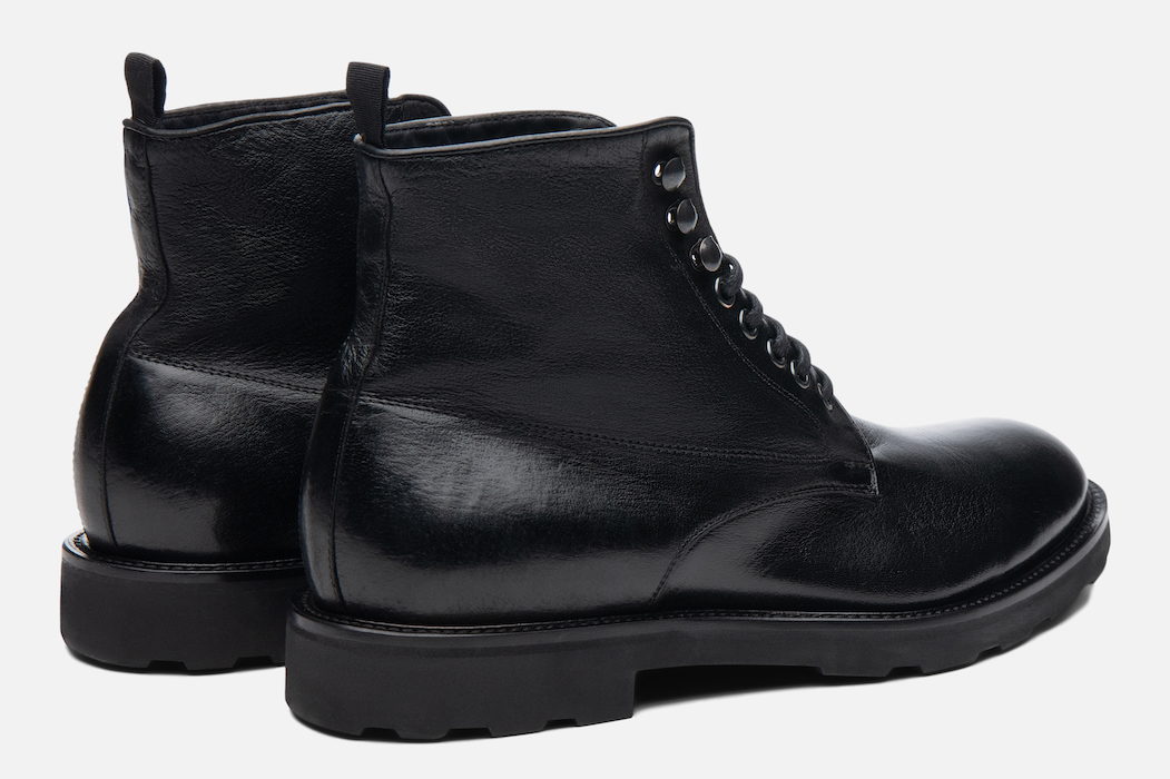 Gordon Rush Hunter Lace-Up Boot in Black Rear View Pair