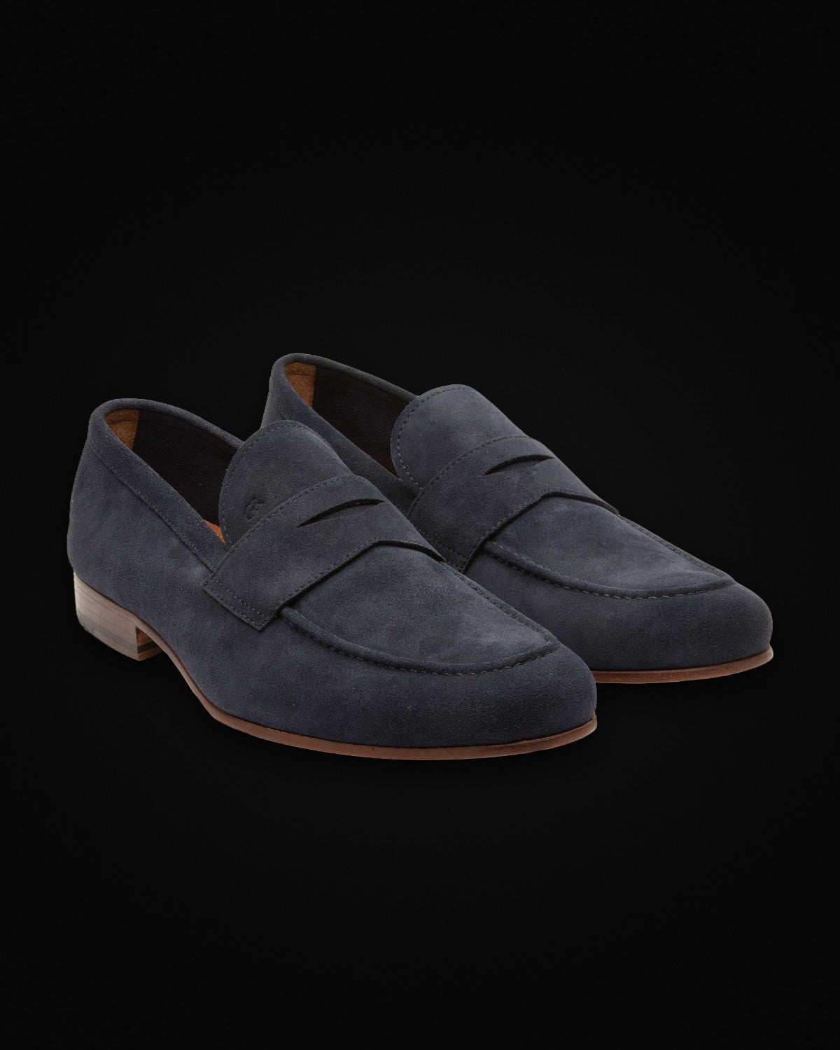 Cartwright loafers in navy suede