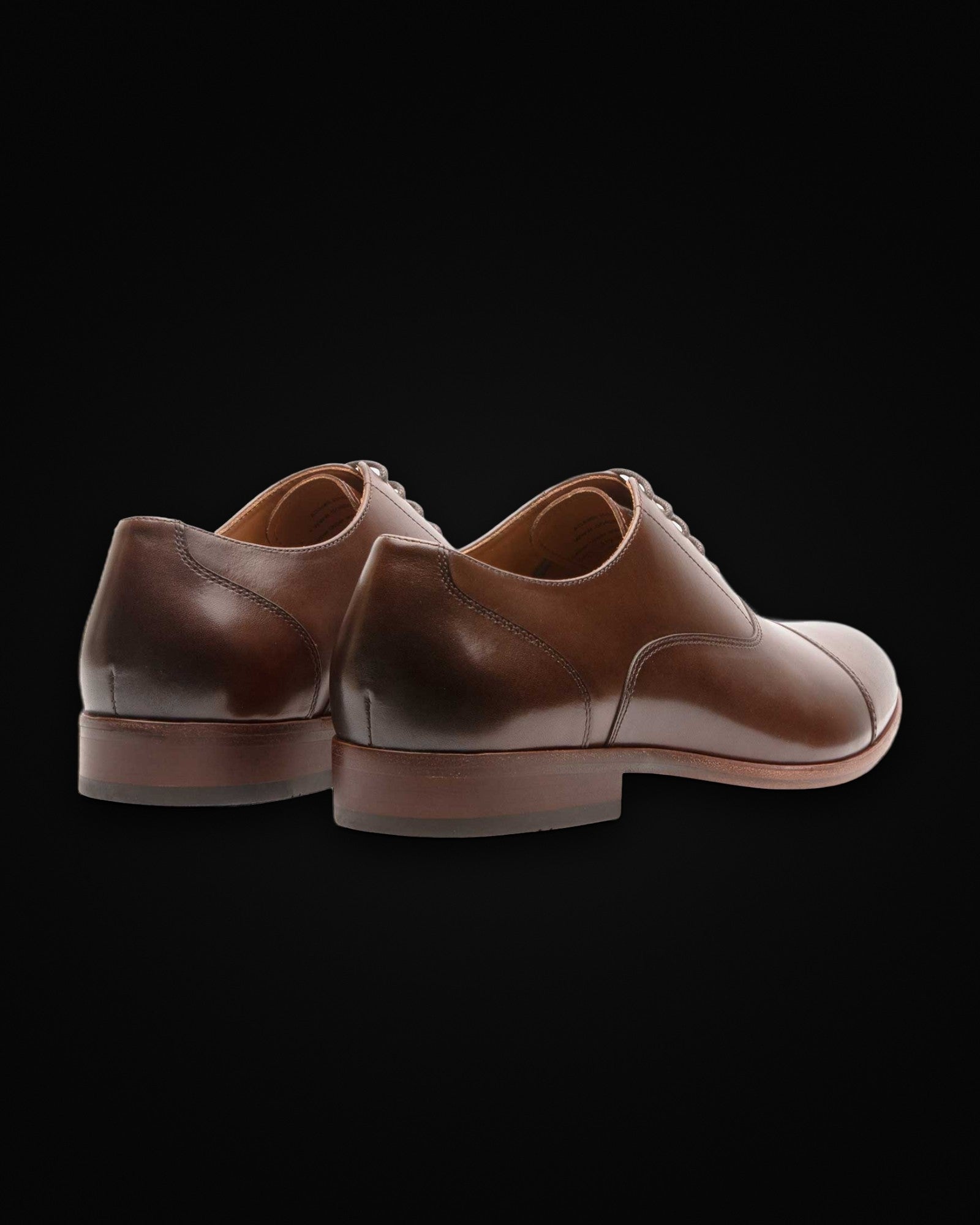 Adams, cap-toe oxford in brown, view 3 of 5