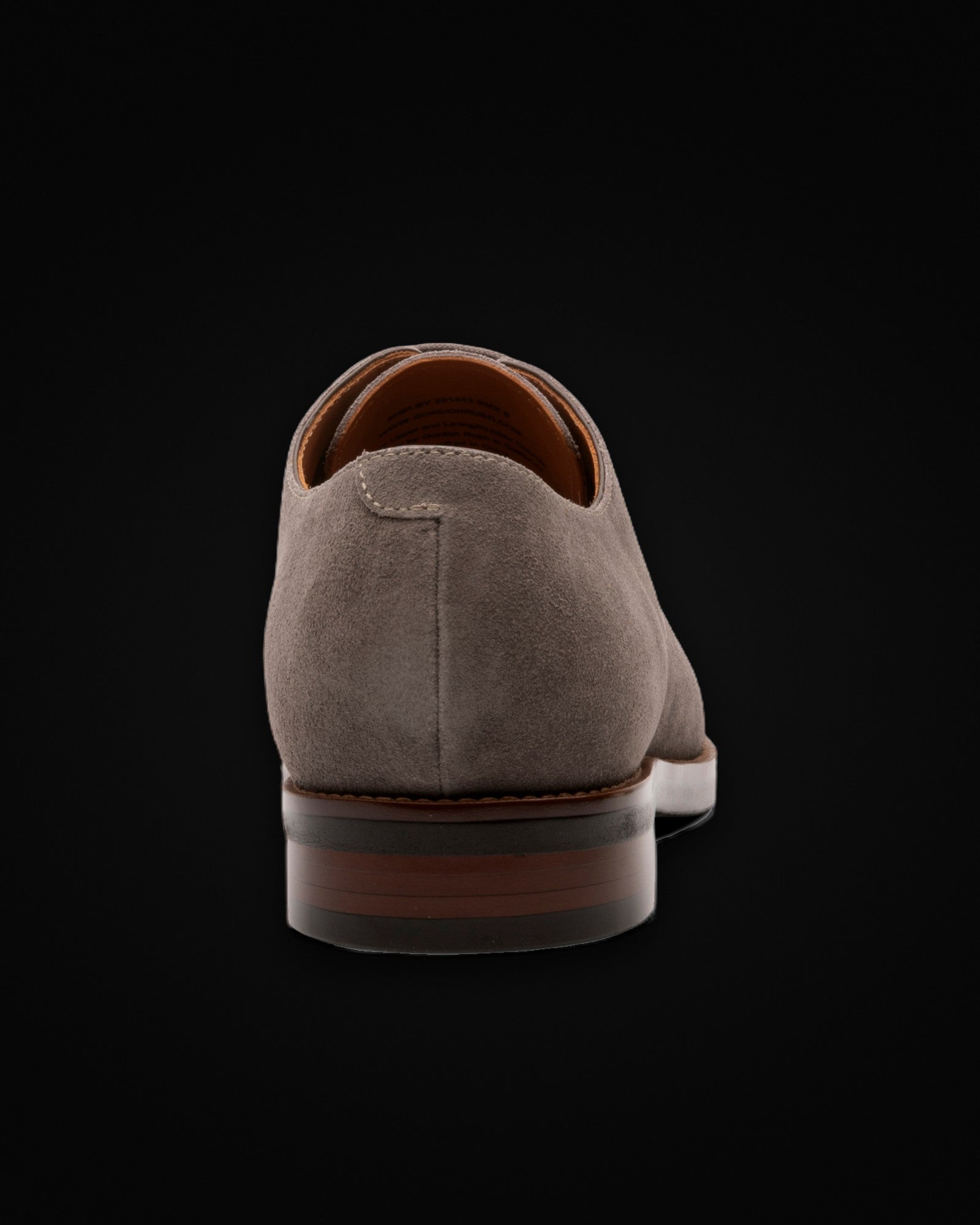 Shelby, lace-up in gray suede, view 5 of 6