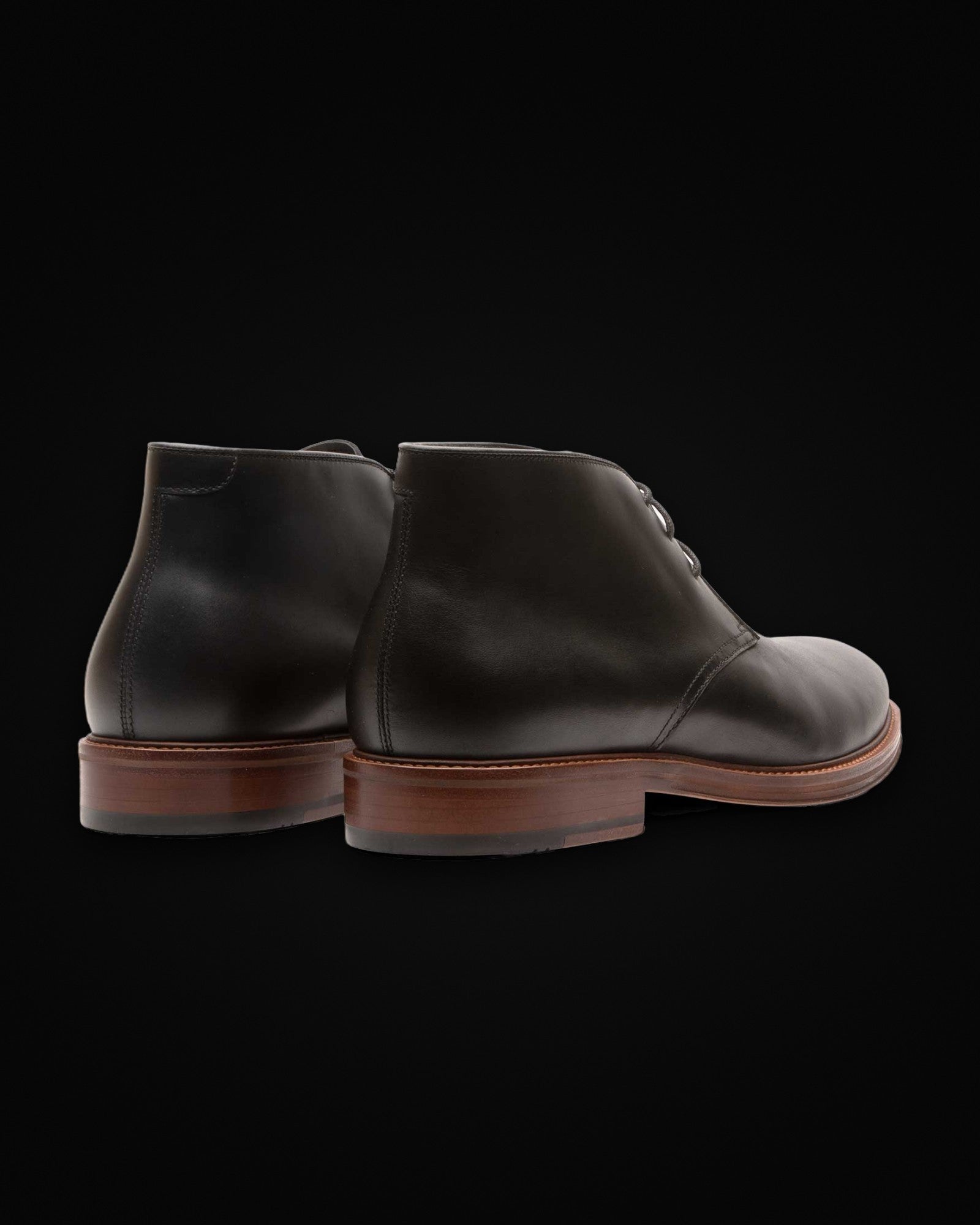 Austin, chukka boot in black, view 3 of 5