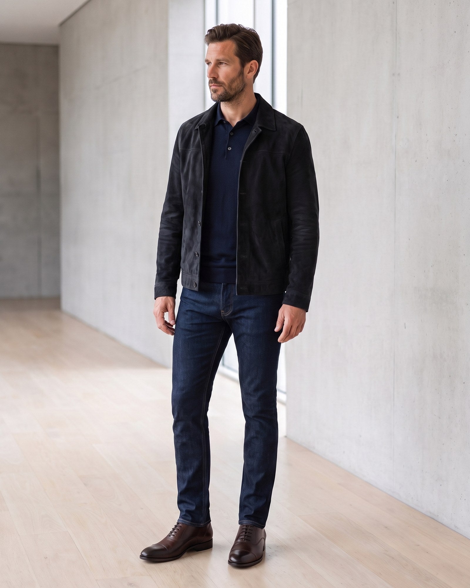 Adams, dressed down, photograph 1